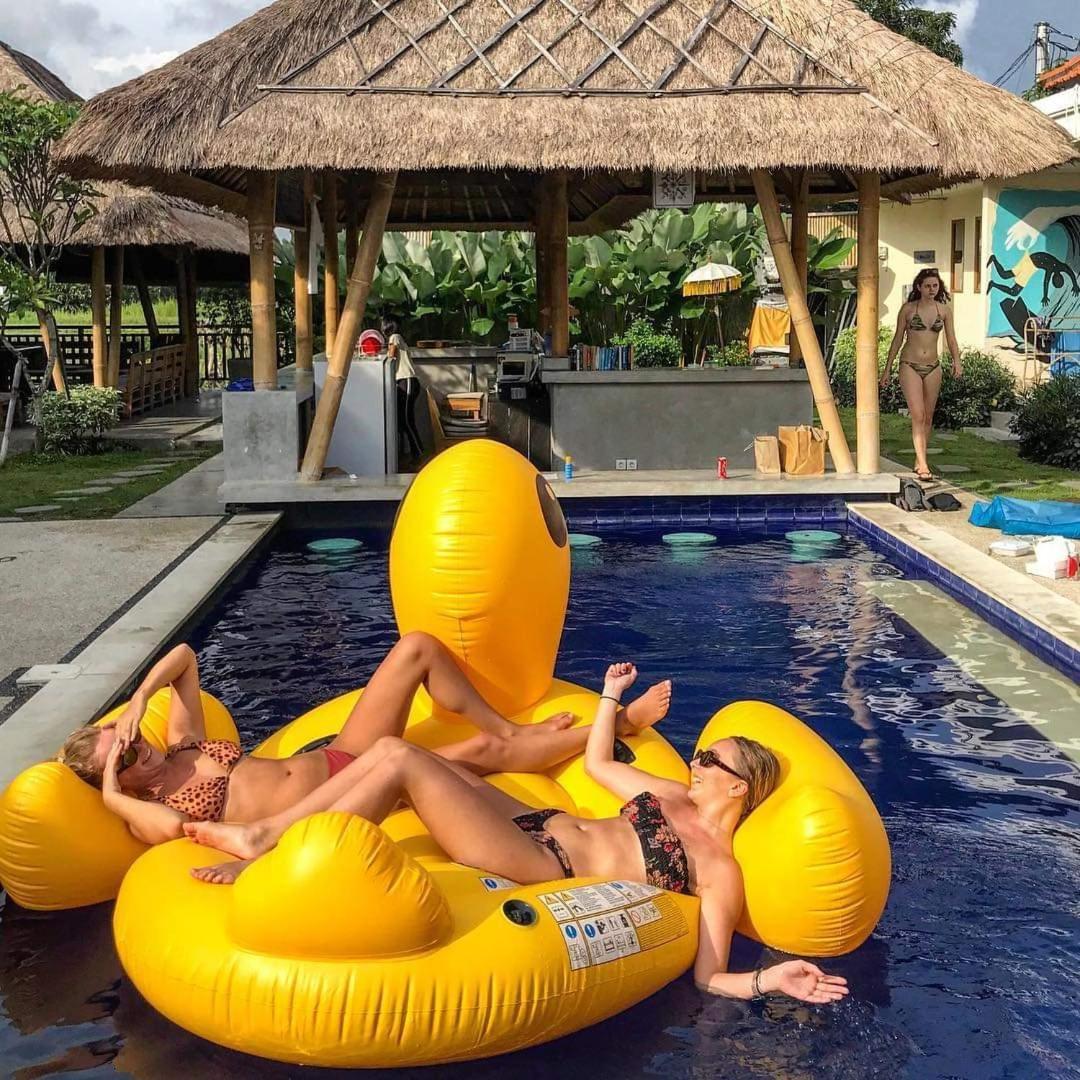 Castaway Hostel Canggu Dış mekan fotoğraf